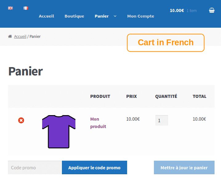 cart-in-french