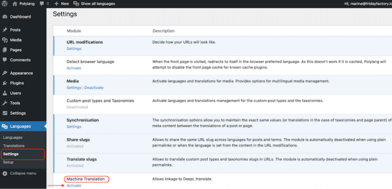 DeepL Machine Translation now available for Polylang Pro - Polylang
