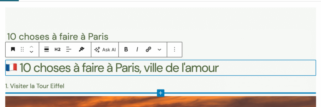 edit the deepl translation manually if needed